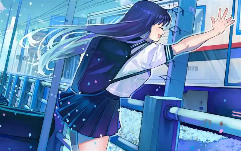 日系卡通动漫美少女唯美电脑桌面壁纸下载