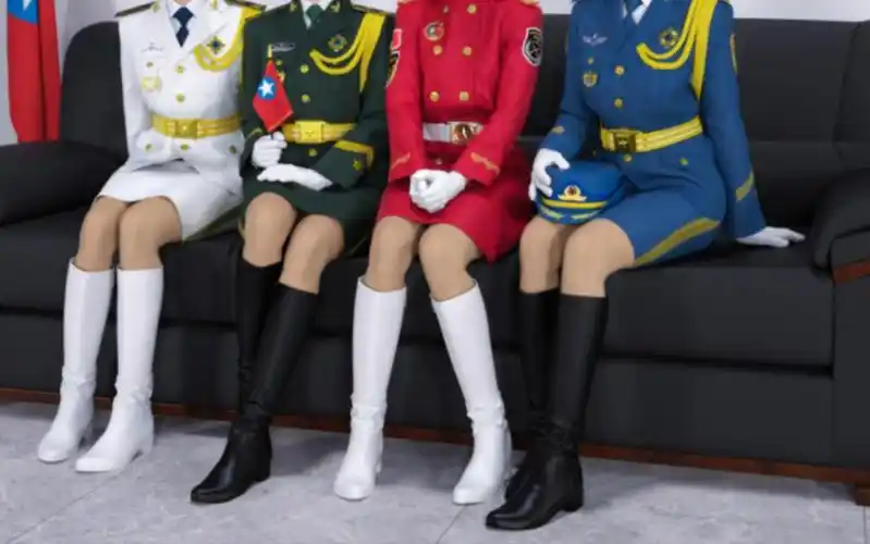 长靴女战士仪仗队漫画,多样风格漫画.