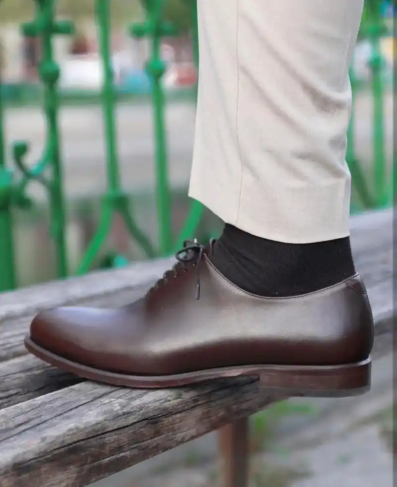 皮鞋袜子裤子怎么配色#手工皮鞋 ##男士服饰搭配 #正装皮鞋 - 抖音