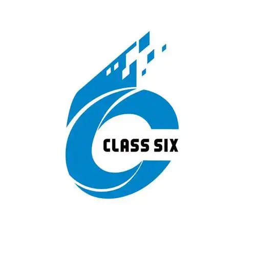 班徽logo>6班>6班class six 创意数字"6"班徽图案设计软件下载软件