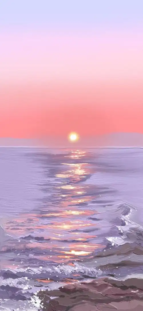 分享3张油画质感的手机壁纸