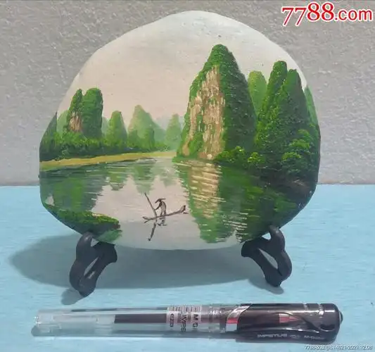 漓江石桂林山水油画