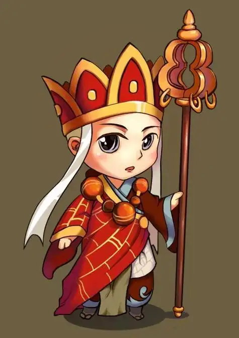 q版骑着马的唐僧简笔画教你怎么画西游记唐僧简笔画步骤教程涂色教你