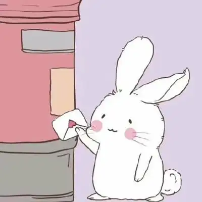 卡通兔子头像呆萌兔子图片萌萌哒